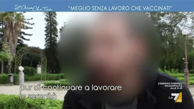 "Meglio senza lavoro che vaccinati"