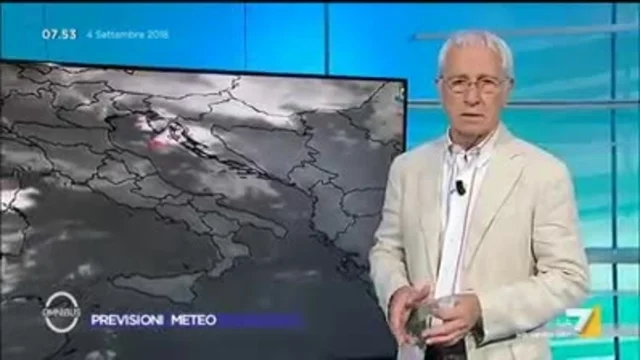 Il meteo del 4 settembre