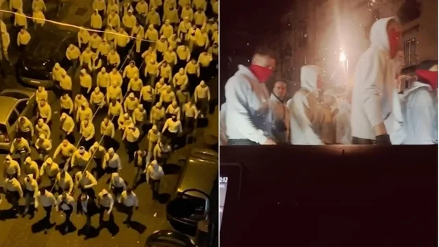 Scontri tra tifosi dell'Union Berlino e polizia a Napoli: video