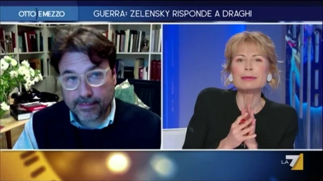 Guerra: Zelensky risponde a Draghi - Otto e Mezzo - Puntata del 12/5/2022