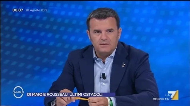 Puntata del 28/08/2019 - Di Maio e Rousseau ultimi ostacoli