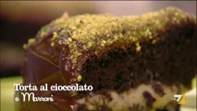 Torta al cioccolato e marroni