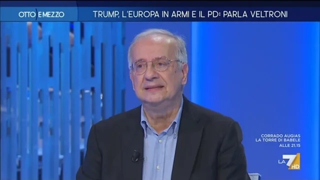 Trump, L'Europa in armi e il PD: parla Veltroni - Otto e Mezzo - Puntata del 10/3/2025