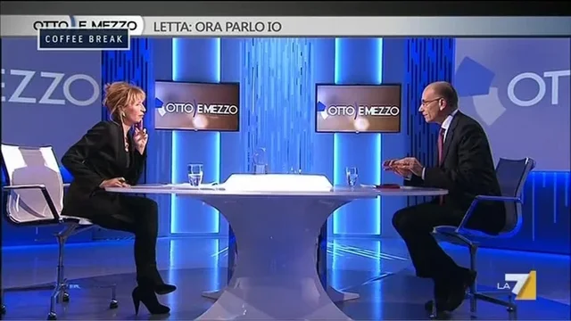 Letta a Otto e Mezzo: l'Italia è in ripresa grazie all'azione di Governo