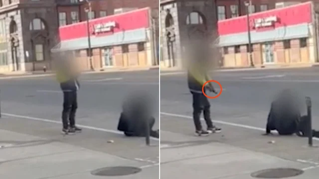 Esecuzione di un uomo in pieno centro: le immagini fanno il giro del web