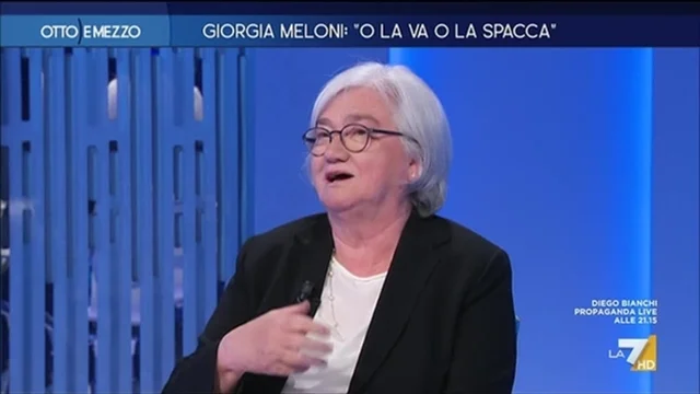 Giorgia Meloni: "o la va o la spacca"  Otto e Mezzo - Puntata del 24/5/2024