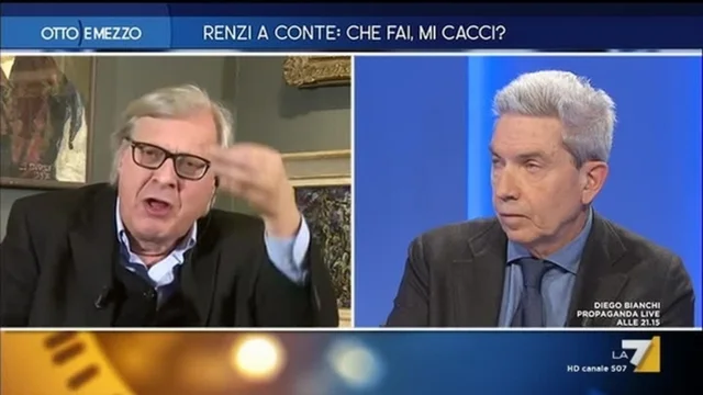 Renzi a Conte: che fai, mi cacci? Otto e Mezzo - Puntata del 07/02/2020