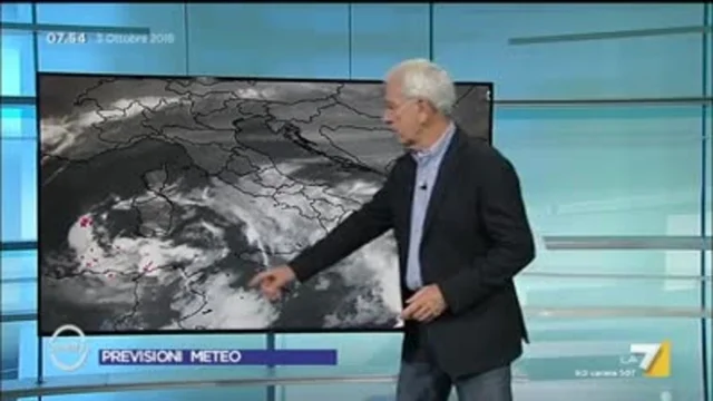 Il meteo del 3 ottobre
