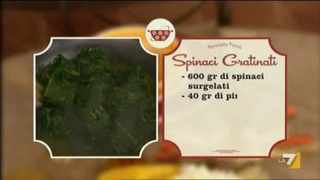 SPINACI GRATINATI