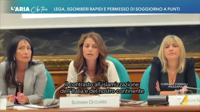 Lega, sgomberi rapidi e permesso di soggiorno a punti