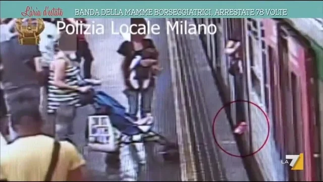 Banda delle mamme borseggiatrici, arrestate 78 volte