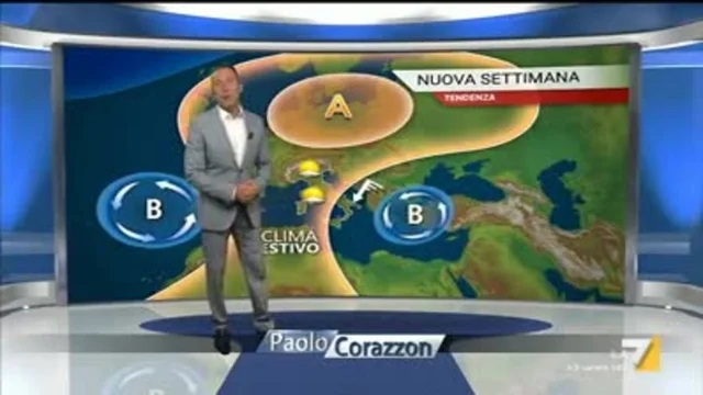 Il meteo della sera del 9 settembre