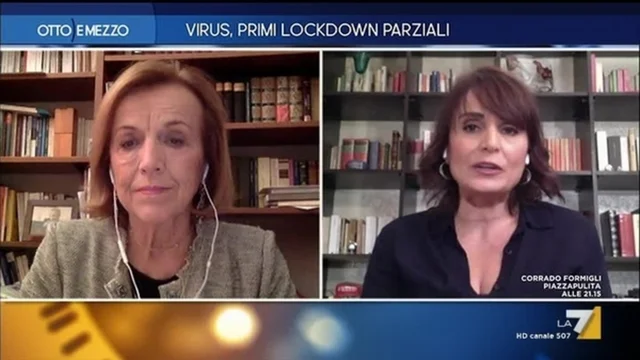 Virus, primi lockdown parziali - Otto e Mezzo - Puntata del 15/10/2020