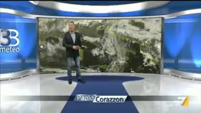 Il meteo della sera del 8 febbraio