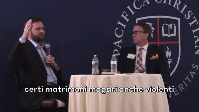 JD Vance choc sulle donne: "Rimanere in matrimoni violenti per il bene dei loro figli”