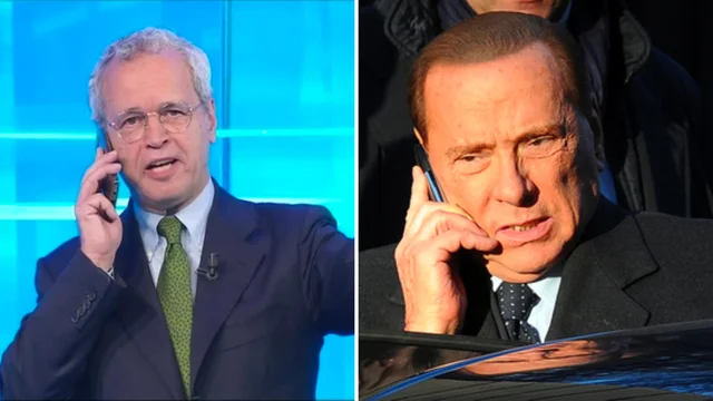 Audio esclusivo Berlusconi, il leader di Forza Italia telefona in diretta a Mentana: il video