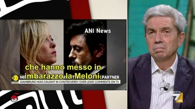 La rottura tra Meloni e Giambruno vista dall'estero