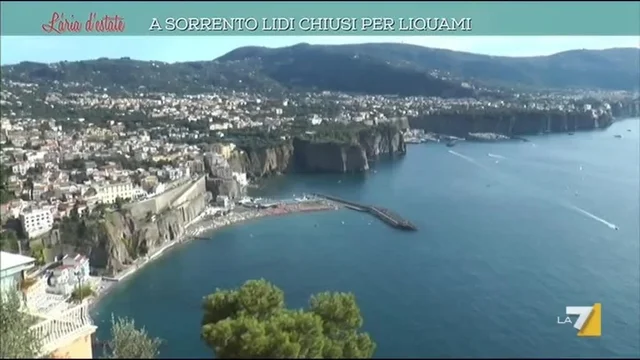 A Sorrento lidi chiusi per liquami
