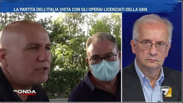 Italia-Inghilterra con gli operai licenziati della Gkn