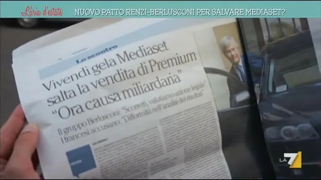 Nuovo patto Renzi-Berlusconi per salvare Mediaset?
