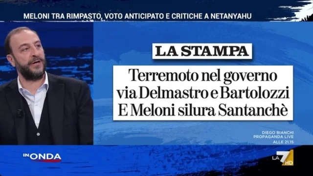 Fittipaldi: "Meloni è in preda al panico, il governo non ne imbrocca una"