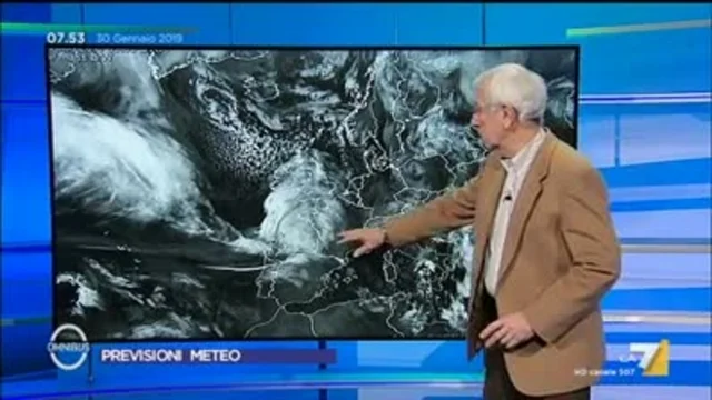 Il meteo del 30 gennaio