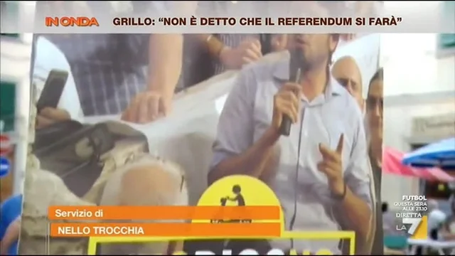 Grillo: Non è detto che il referendum si farà