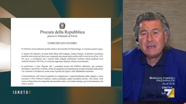 Garlasco, De Rensis sulla perizia psichiatrica di Sempio: "È una partita a scacchi, le mosse non sono concluse"
