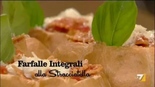 Farfalle integrali alla stracciatella