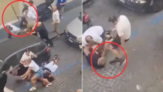 Napoli, calci in faccia e bastonate: turisti massacrati nella lite choc per il parcheggio