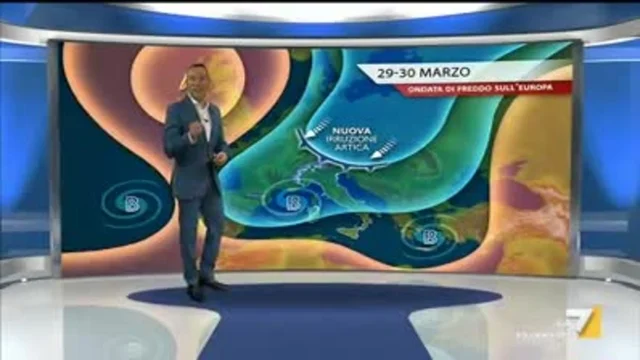 Il meteo della sera