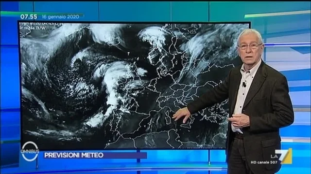 Previsioni del tempo - 16/01/2020