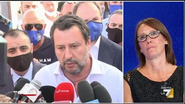 Salvini a Santa Maria Capua Vetere, è bufera