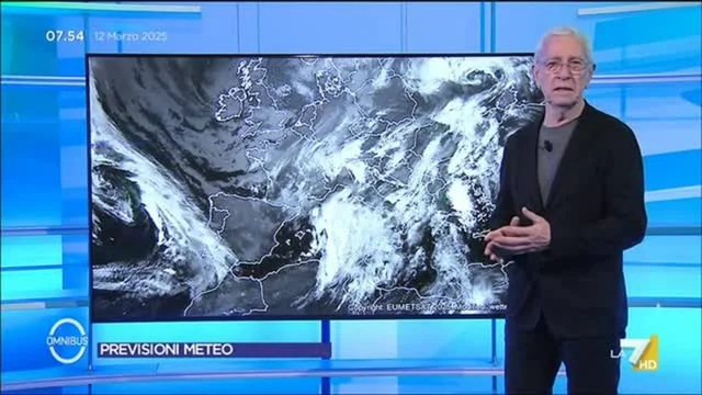 Previsioni Meteo di oggi di Paolo Sottocorona - 12/3/2025