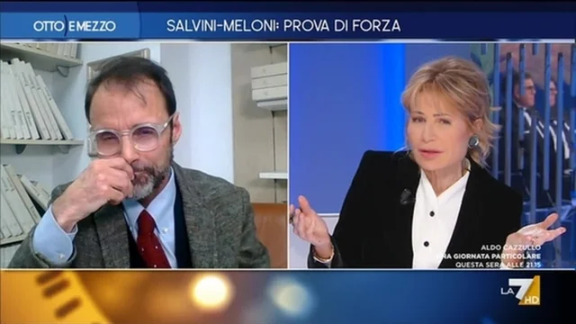 Salvini - Meloni: Prova di forza - Otto e Mezzo - Puntata del 10/01/2024