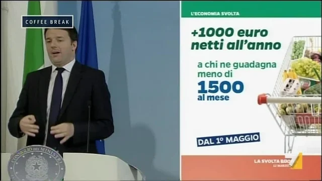 Renzi: la copertura dei 10 miliardi sarà fatta senza l'aumento di tassazione