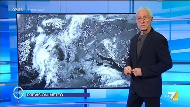 Previsioni Meteo di oggi di Paolo Sottocorona - 7/3/2025