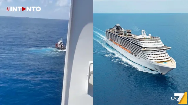 Msc World Europa in avaria a largo di Ponza: 8.585 persone a bordo