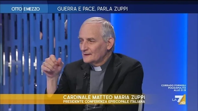 Guerra e pace, parla Zuppi - Otto e Mezzo - Puntata del 16/11/2023
