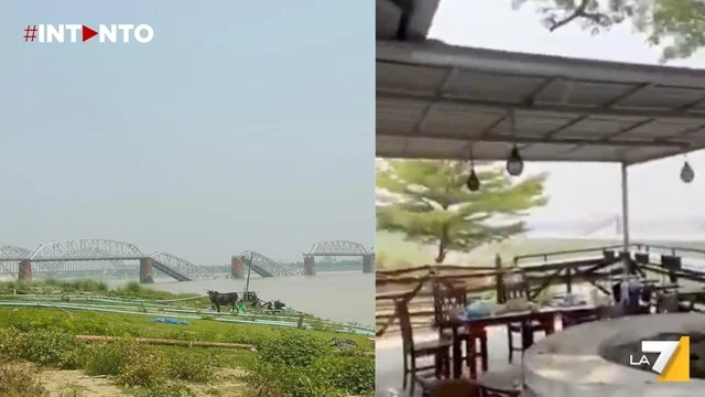 Terremoto di magnitudo 7.7 in Myanmar: crolla lo storico ponte Ava Bridge