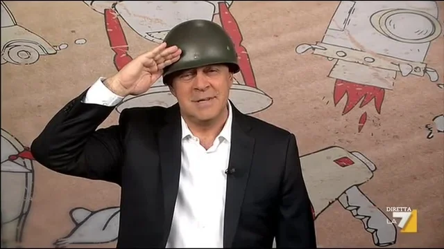 La copertina di Crozza sulla crisi libica