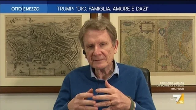 Trump: "Dio, famiglia, amore e dazi" - Otto e Mezzo - Puntata del 14/4/2025