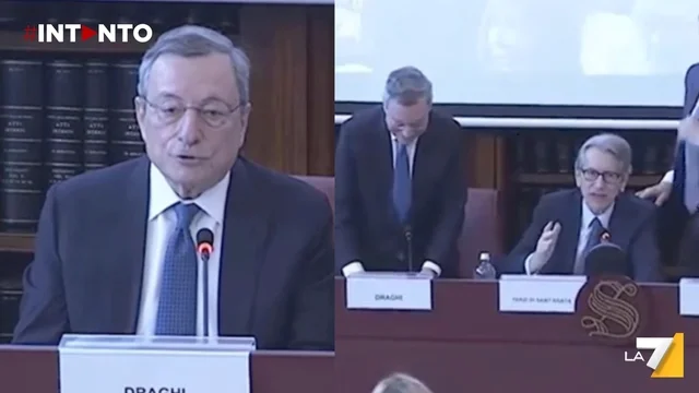 Draghi chiude la sua relazione in Senato spazientito: “Vedo che guardate l’orologio quindi vi ringrazio per l’attenzione”