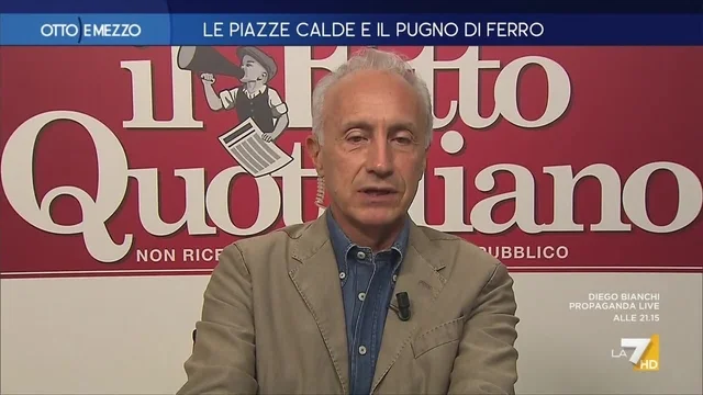 Allarme scontri, Marco Travaglio: "Destra illegalità e disordine, solo chiacchiere e distintivo"