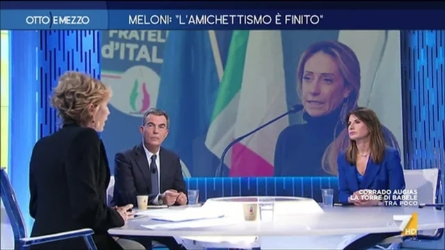 Meloni: 'L'amichettismo è finito' - Otto e Mezzo - Puntata del 22/01/2024