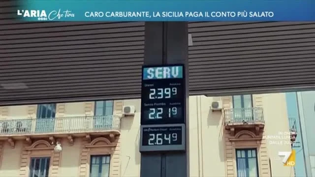Caro carburante, la Sicilia paga il conto più salato