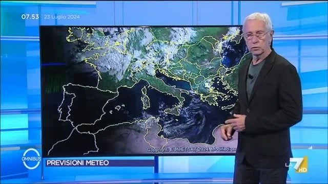Le previsioni meteo di oggi