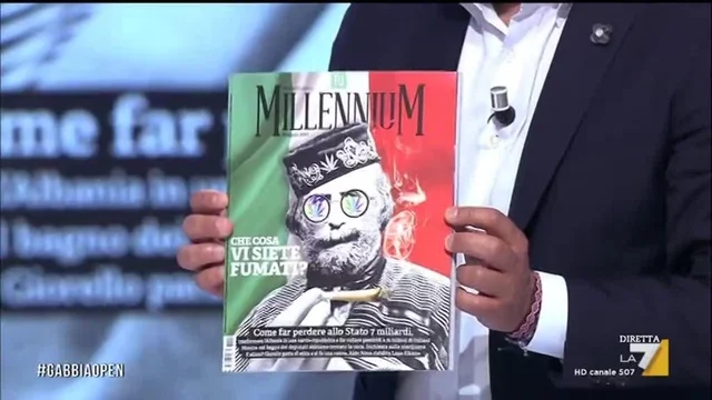 Peter Gomez presenta Millennium, il mensile de Il Fatto Quotidiano