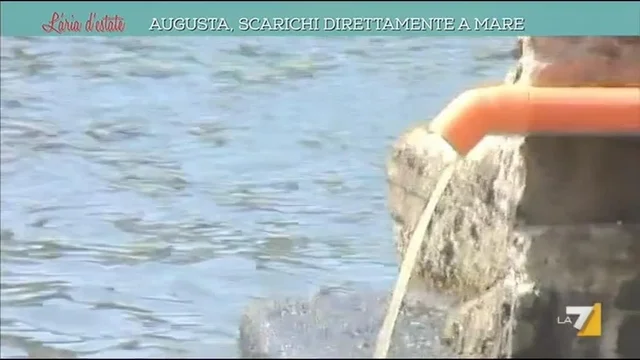 Augusta, scarichi direttamente a mare
