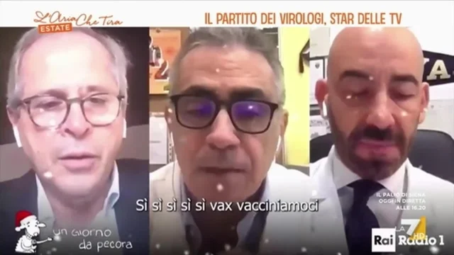 Il partito dei virologi, star delle TV